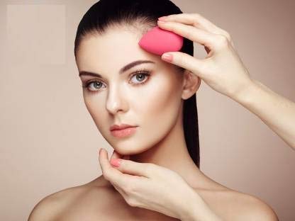 Premium Pink Beauty Blender Makeup Sponge - Soft & Flawless Blending for Foundation, Concealer & Powder | Ideal for Professional Makeup Artists & Everyday Use