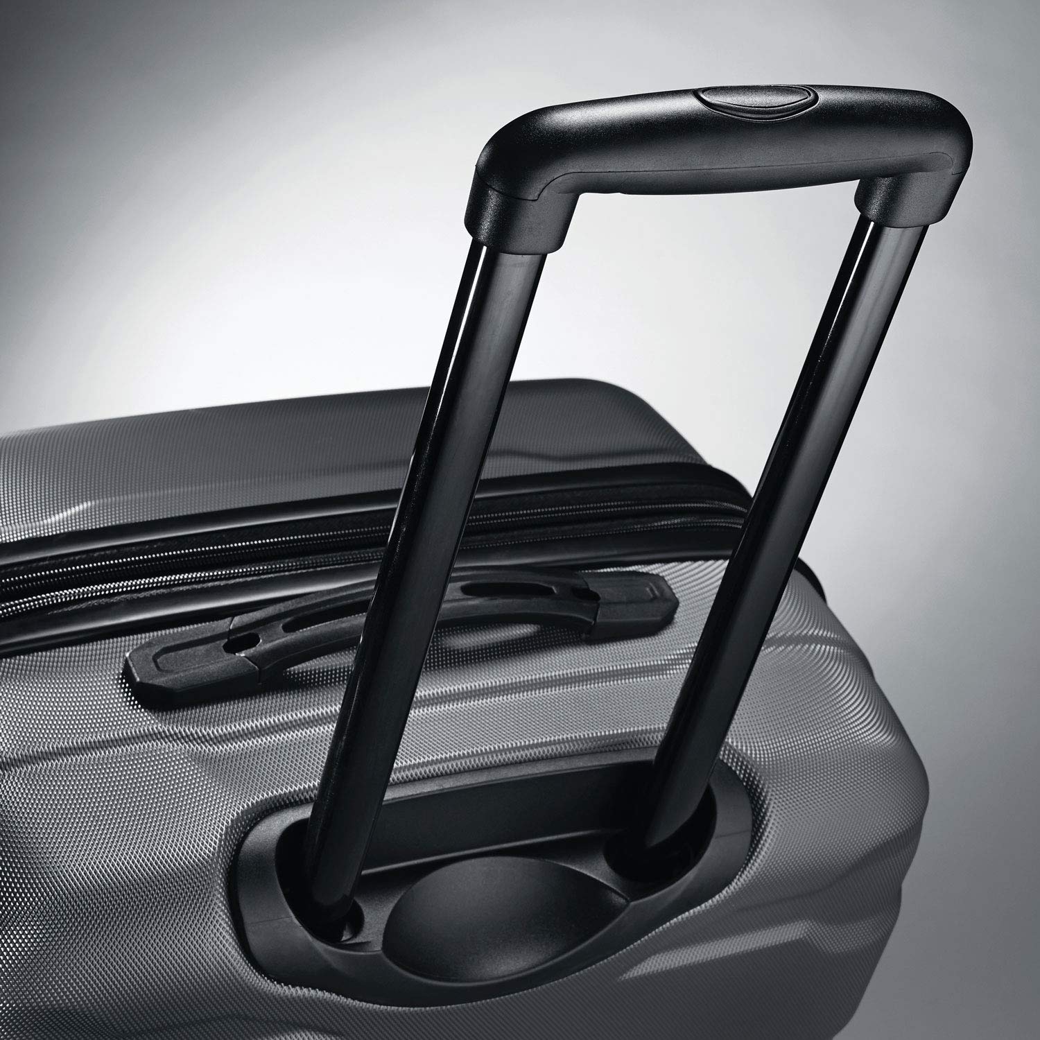 Samsonite Omni PC Hardside Expandable Luggage Set with 360° Spinner Wheels, 3-Piece (20/24/28 Inch) - Durable Lightweight Suitcase for Travel, Business Trips & Vacations - Charcoal Color