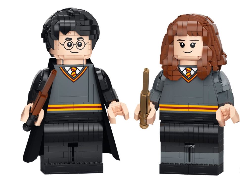 LEGO Harry Potter 76393 Harry & Hermione Minifigures Set – Collectible Building Toy for Kids, Fans, and Gift Ideas – Perfect for Play, Display, and Harry Potter Themed Parties