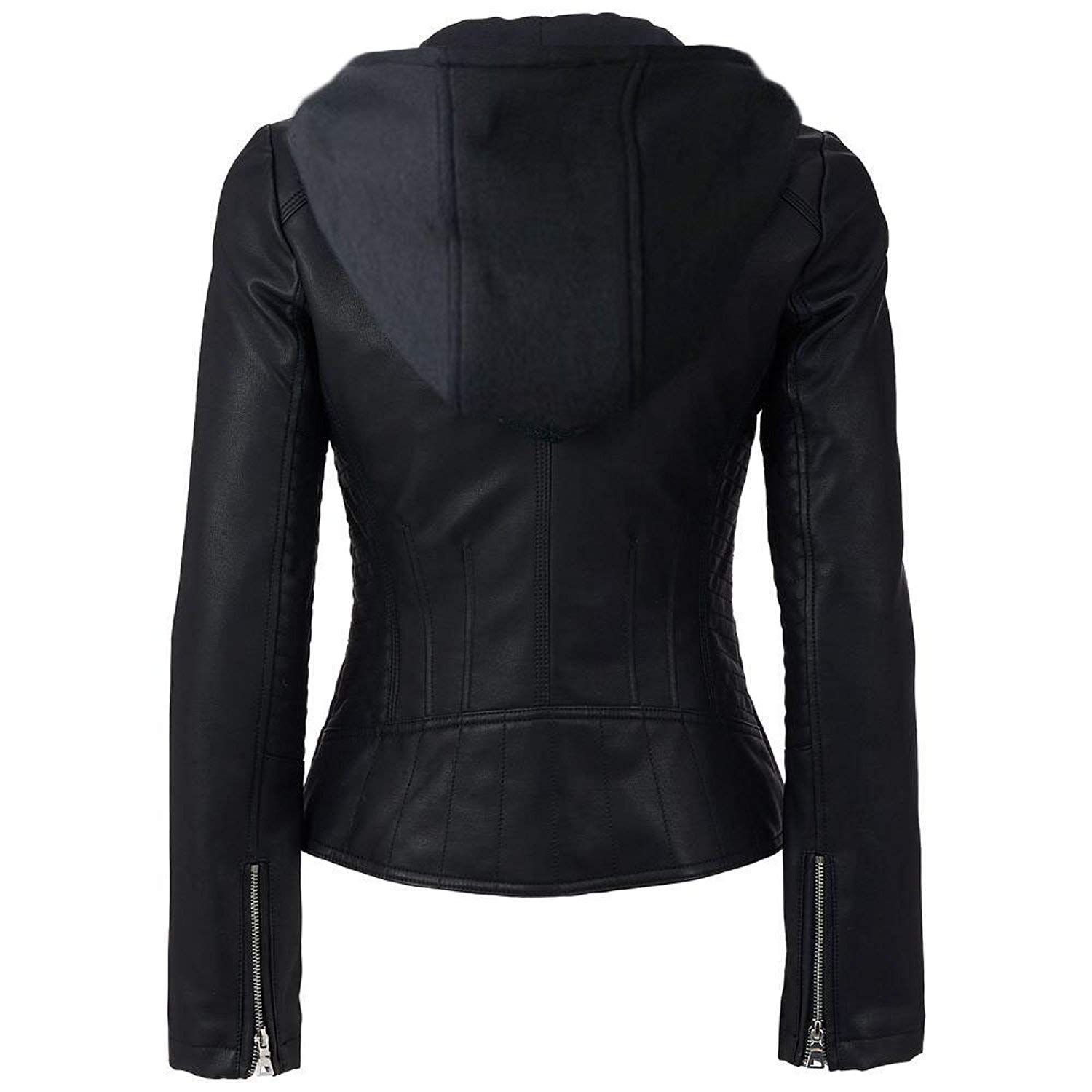 Women's Motorcycle Leather Jacket - Biker Moto Jacket for Riding & Fashion | Stylish Outerwear for Casual & Night Out