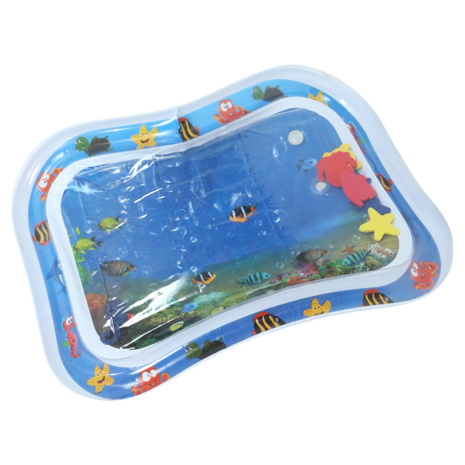 HAPINARY Water Cushion Play Mat for Babies - Non-Toxic BPA-Free Inflatable Sensory Toy for Toddlers & Kids - Perfect for Indoor/Outdoor Play, Tummy Time & Sensory Development