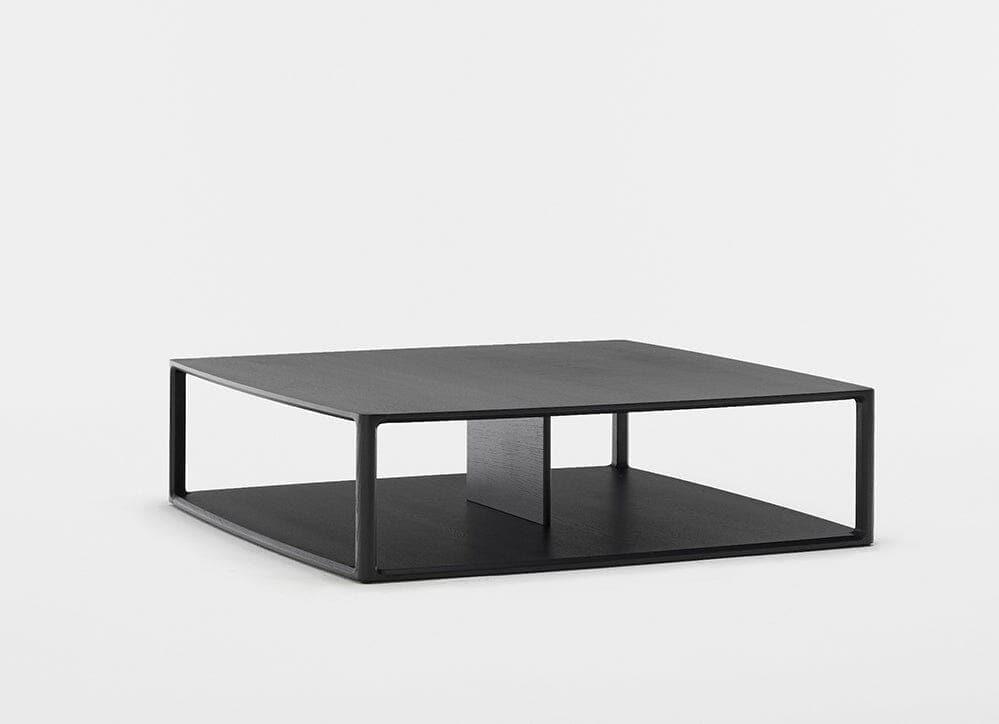 Modern Erskine Coffee Table - Mid-Century Style Living Room Center Table with Storage Shelf - Perfect for Small Spaces, Apartments & Cozy Home Decor