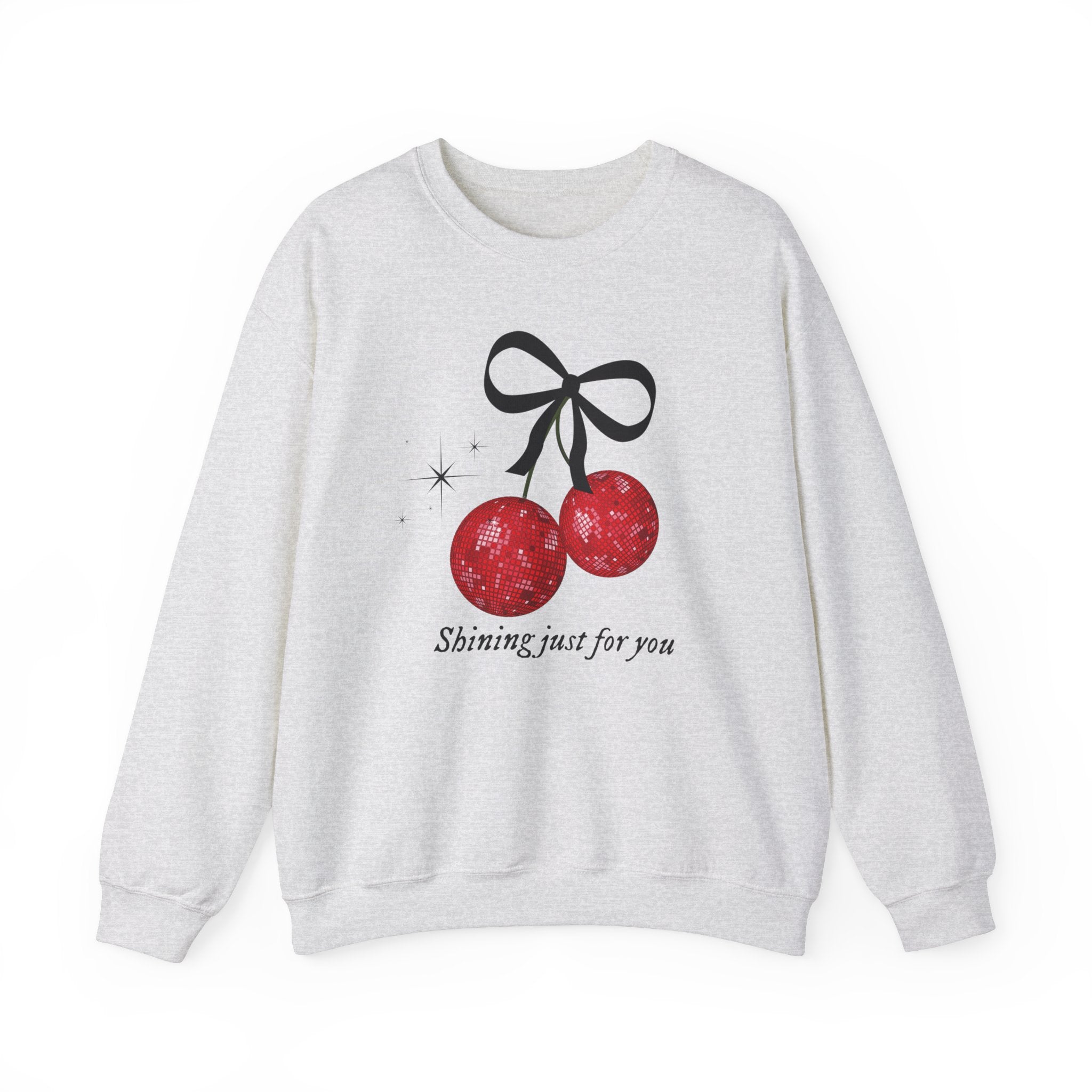 Shining Just for You Crewneck Sweatshirt - Trendy Embroidered Pullover for Women & Men | Perfect for Casual Wear, Street Style & Everyday Comfort