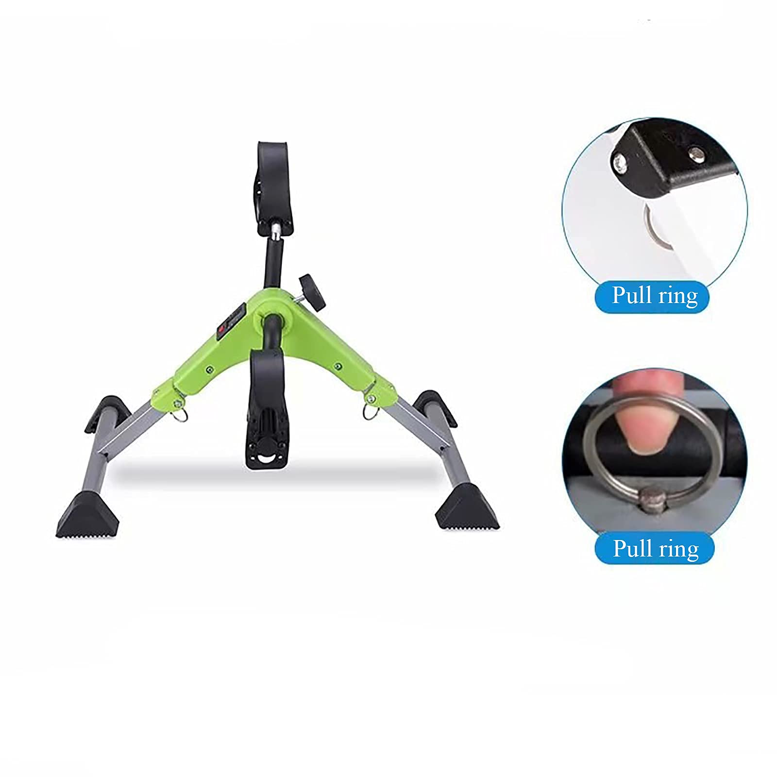 Mini Exercise Bike for Home - Portable Indoor Cycling Bike with LCD Display, Quiet Stationary Bike for Cardio Workout, Leg & Arm Training - Perfect for Home Gym, Office, and Small Spaces