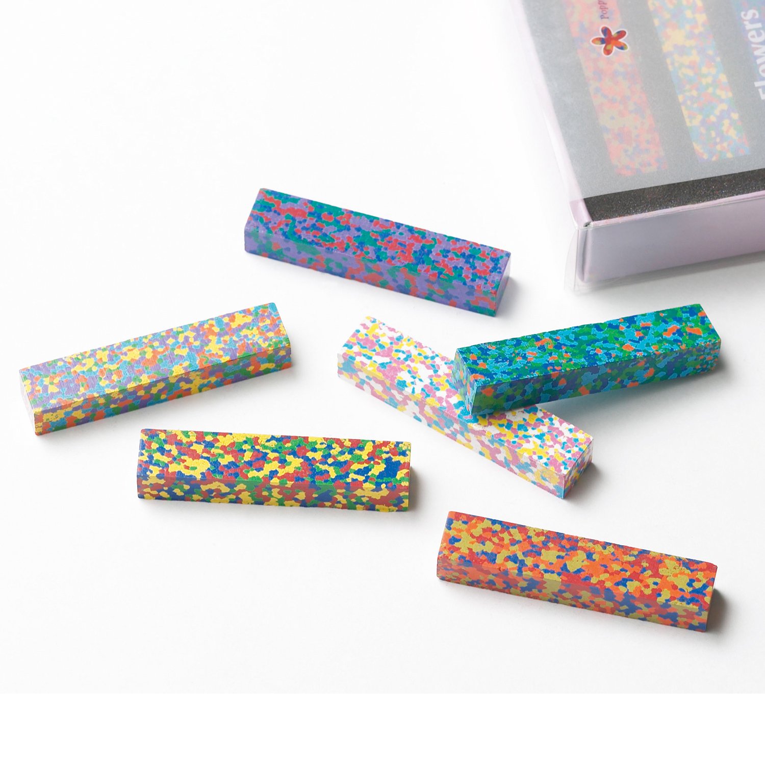 Dot Flowers Crayons - Non-Toxic Washable Art Supplies for Kids, 24 Vibrant Colors, Perfect for Drawing, Coloring Books & DIY Crafts - Ideal for Home, School & Birthday Party Activities