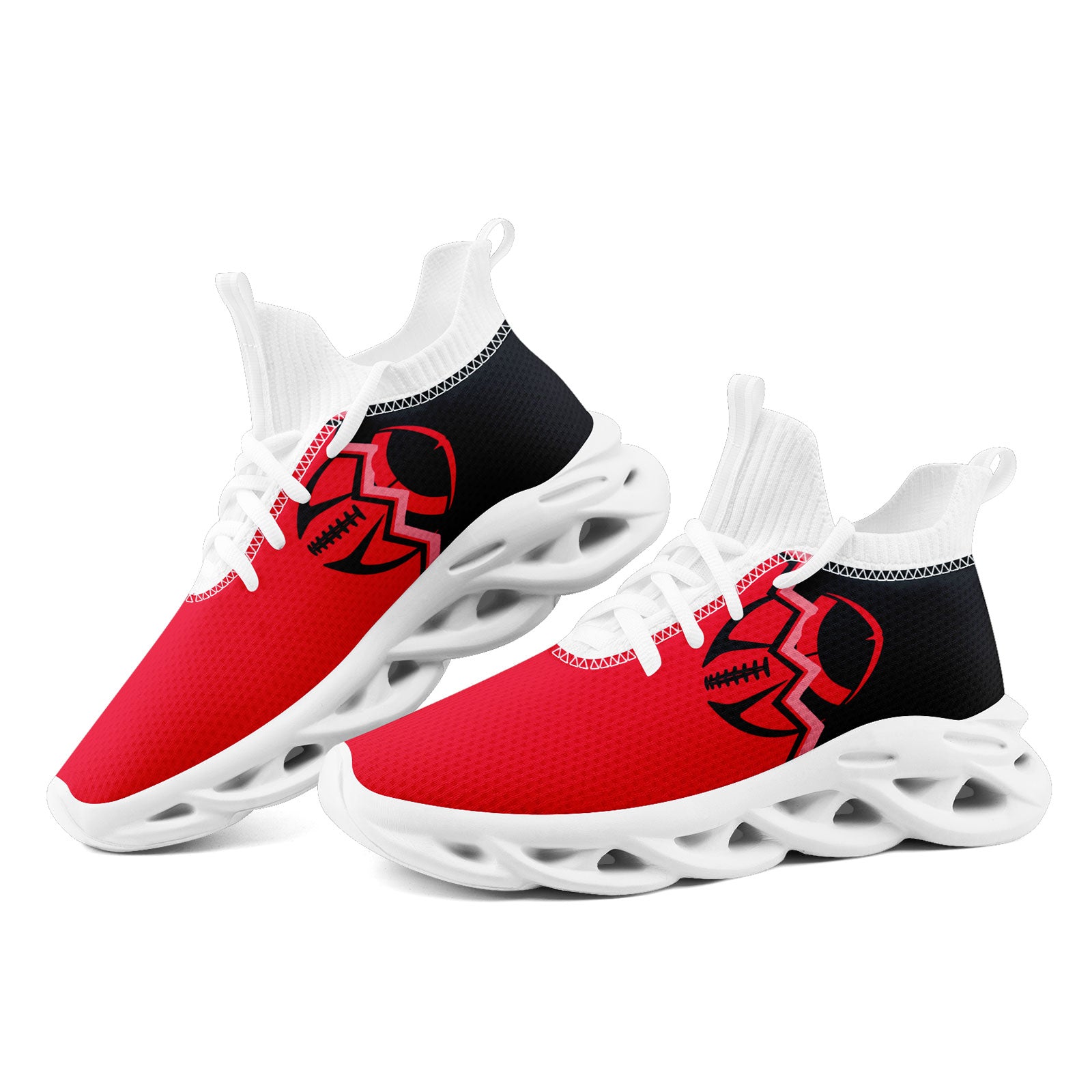 Custom Dark Gray & Red Texas MaxSoul Shoes and Hat Combo - Personalized Matching Set for Men & Women - Perfect for Rodeo, Country Music Festivals, and Western Style Outfits