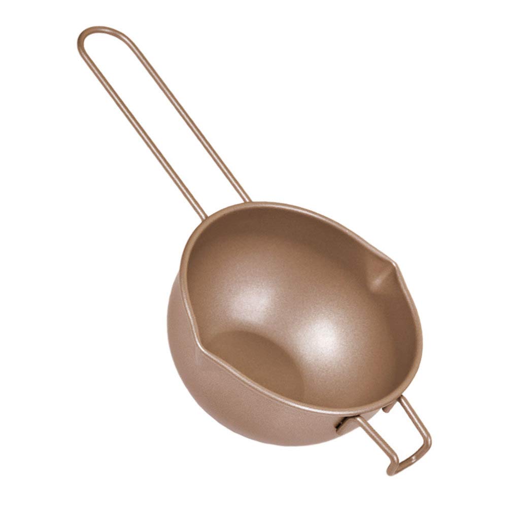 1pc Stainless Steel Chocolate Melting Pot with Handle - DIY Chocolate & Butter Melting Pot for Baking, Candy Making, Fondue & Kitchen Supplies - Perfect for Home Chefs & Dessert Lovers