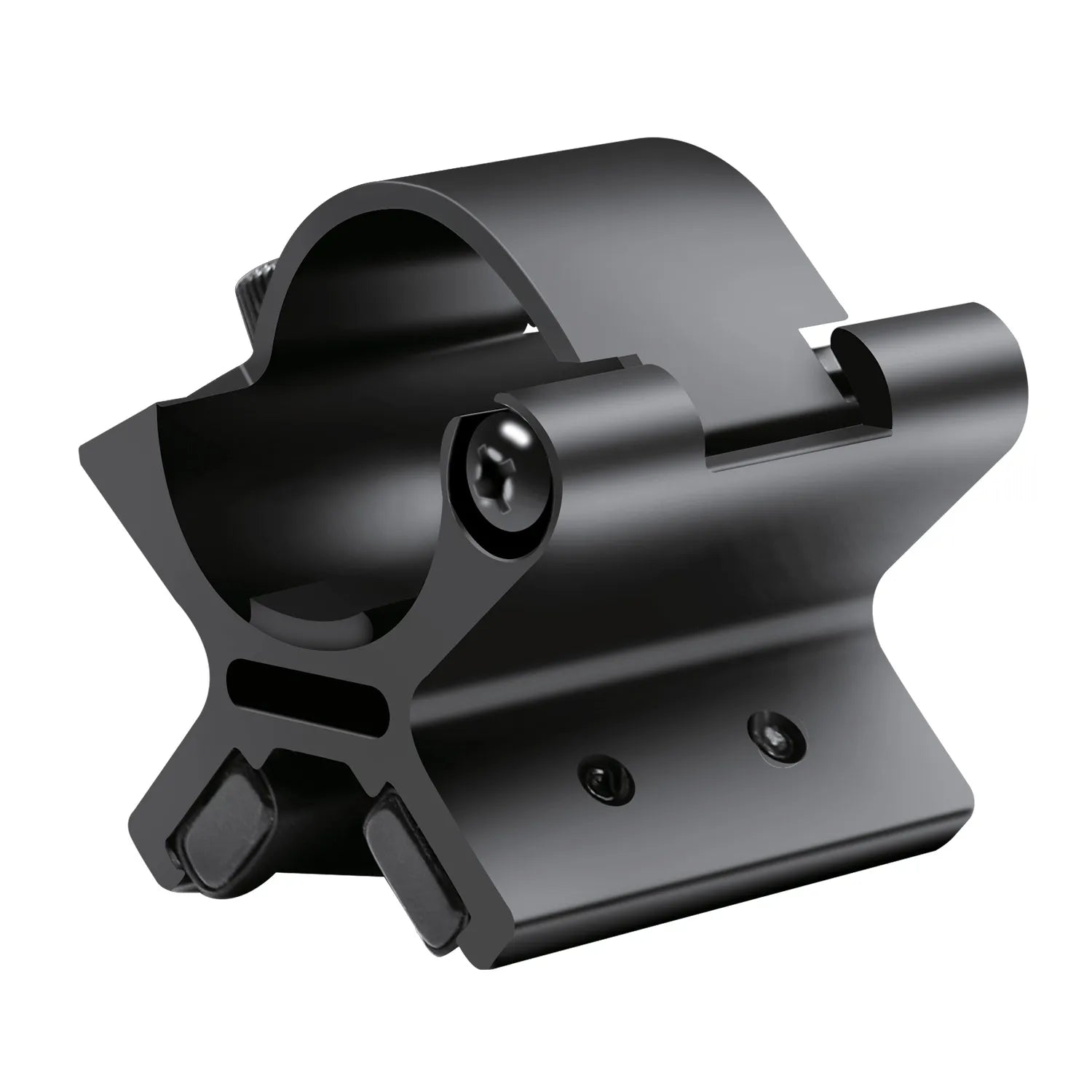Accura Magnetic Flashlight Mount - Low Profile Barrel Mount for Rifles & Guns | Secure & Hands-Free Lighting Solution for Hunting, Tactical Use & Home Defense