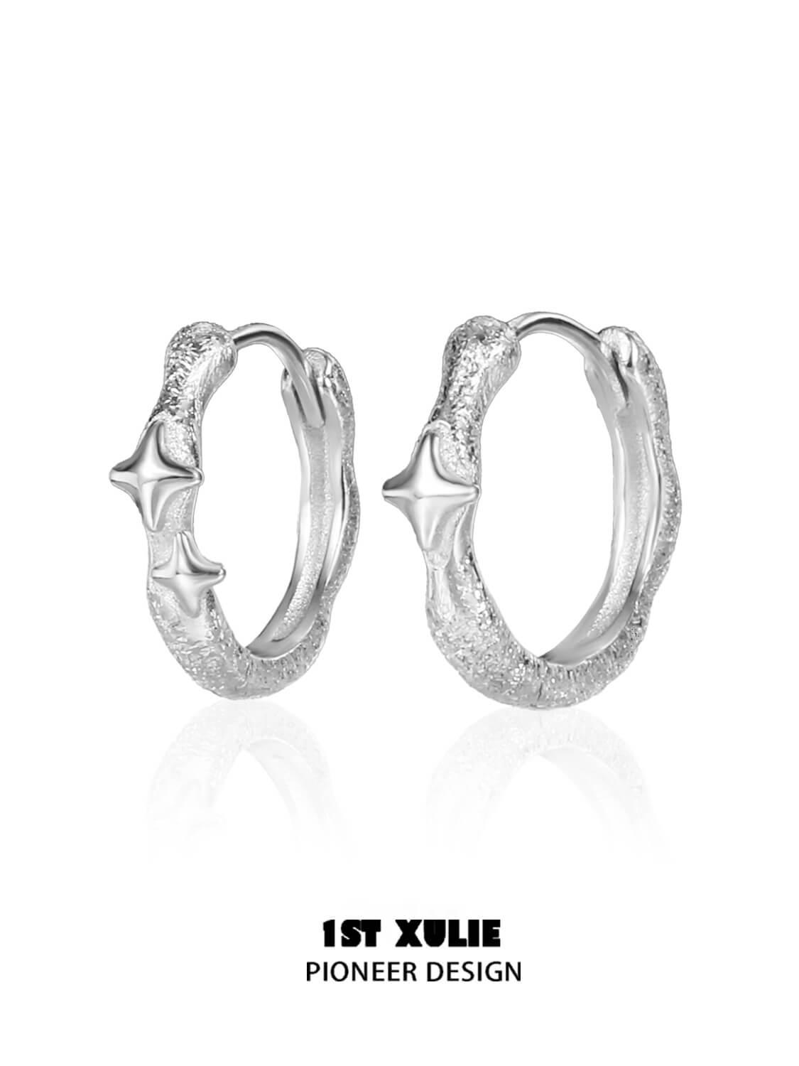 Star Trails S925 Sterling Silver Earrings for Women - Hypoallergenic & Tarnish-Resistant - Perfect for Parties, Weddings & Everyday Wear