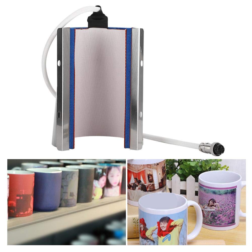DIY Mug Press Machine with Aluminum Pot Mat - Heat Press Accessories for Custom Mug Printing | Perfect for Home Crafting & Small Business Gifts