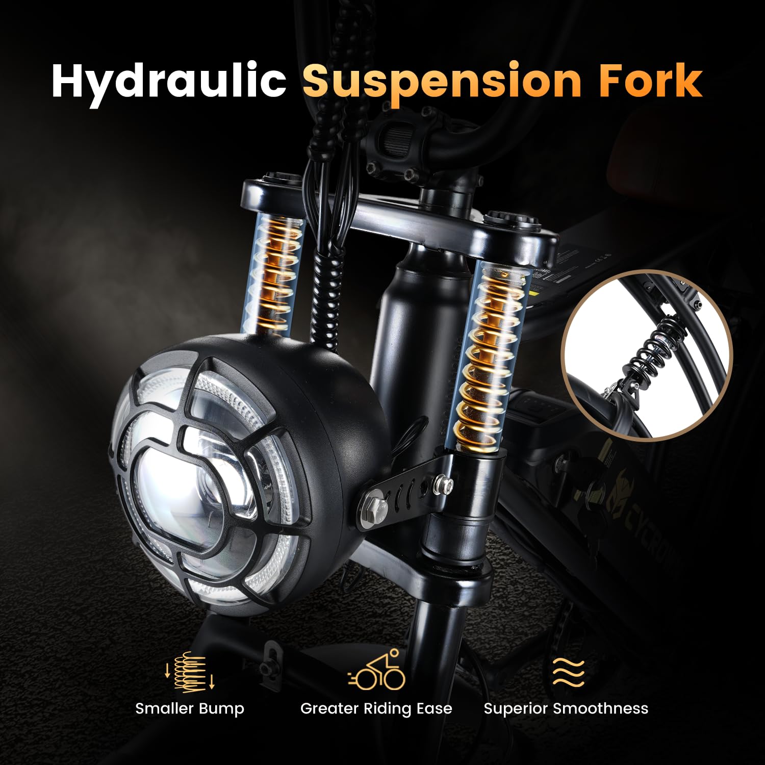 1500W Electric Bike for Adults - 28MPH 38-75 Miles Range, 48V 10.4AH/15.6AH Battery, 20