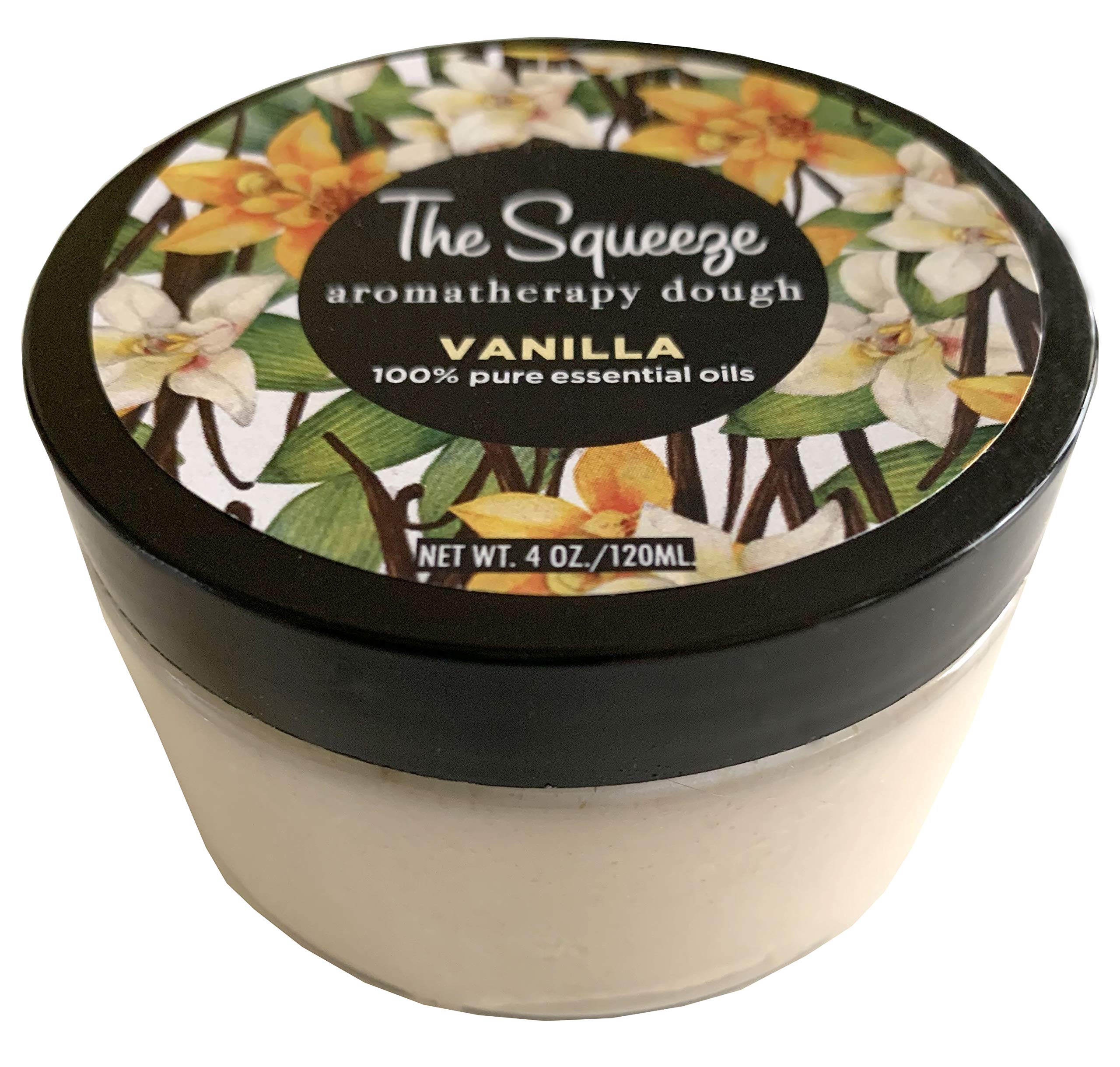 Aromatherapy Stress Relief Dough with Essential Oils - Vanilla Scented Sensory Therapy Putty for Anxiety, Relaxation & Focus | Perfect for Office, Home & Travel Use