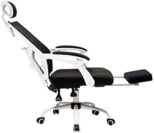 Ergonomic Mesh Office Chair with Footrest - Reclining Executive Chair for Spine Support & Comfort at Work