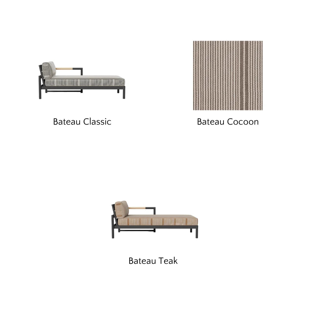 Breeze XL Outdoor Chaise Lounge Right - Premium Patio Furniture for Poolside, Garden & Backyard Relaxation