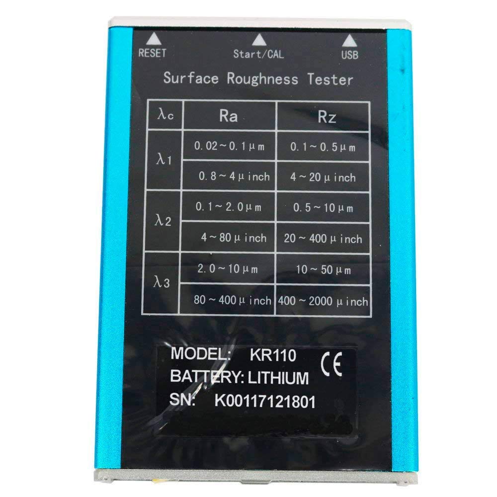 KR110 Digital Surface Roughness Tester - Portable Metal & Non-Metallic Material Surface Measurement Tool | Ideal for Quality Control in Manufacturing & Engineering