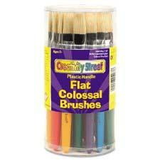 30-Piece Flat Colossal Brush Set for Professional Makeup & Face Painting – Perfect for Artists, Beginners & Cosplay Enthusiasts