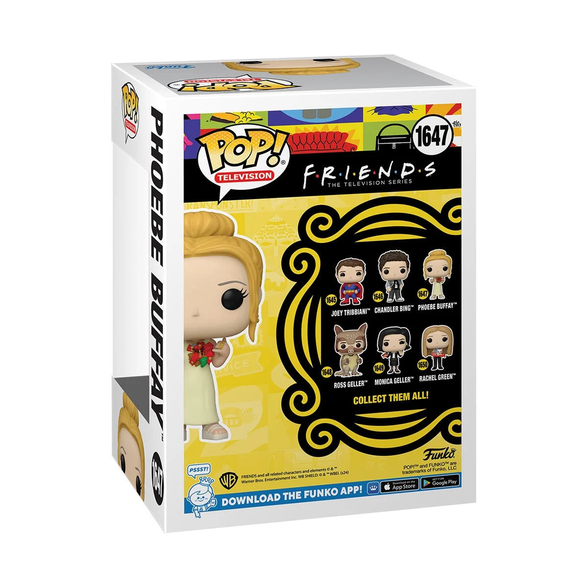 Friends Phoebe Buffay Christmas Bow Funko Pop! Vinyl Figure #1647 - Exclusive Collectible Toy for TV Show Fans, Perfect for Christmas Gifts & Pop Culture Decor