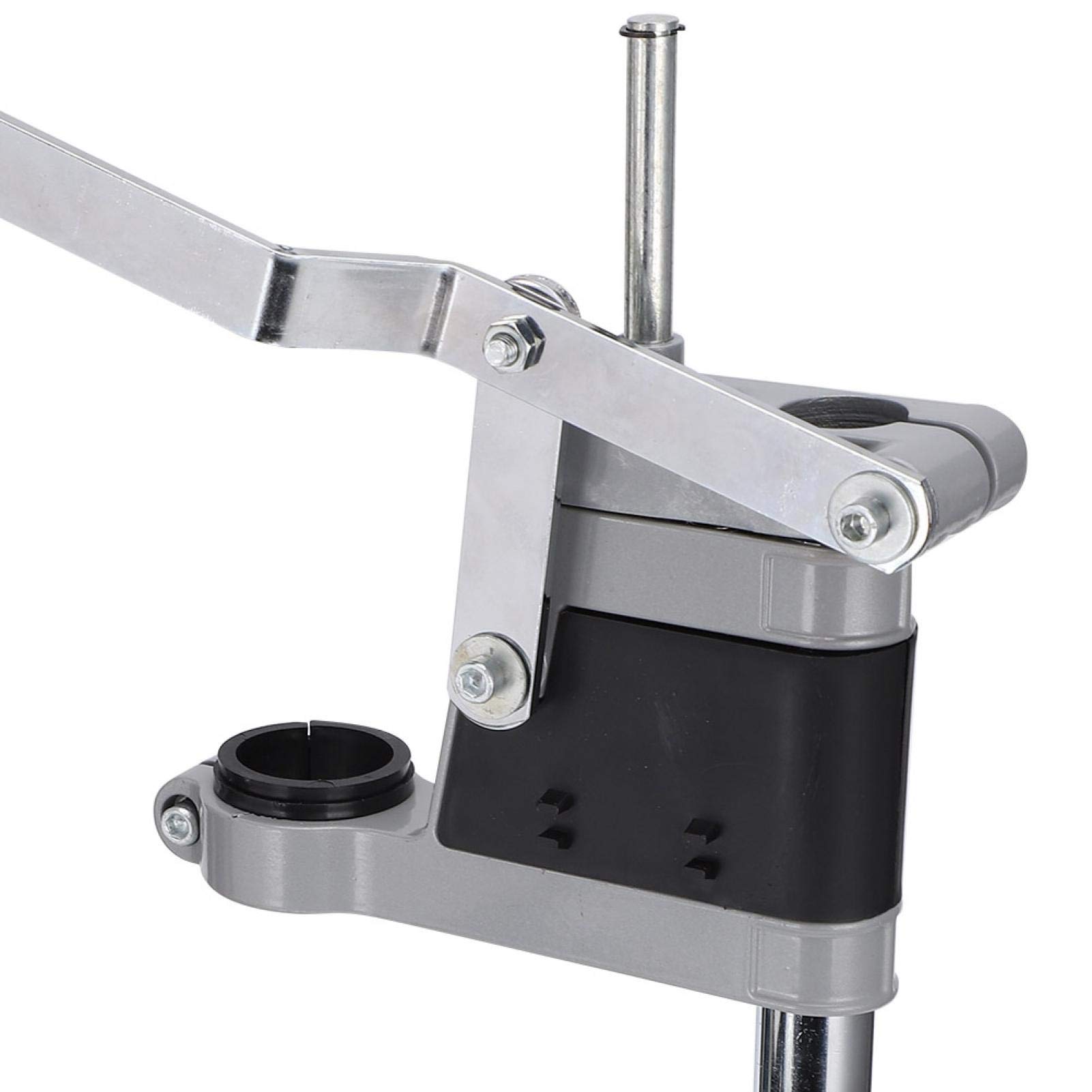 **Heavy Duty Electric Drill Stand - Adjustable Aluminum & Plastic Bracket for DIY, Woodworking & Furniture Making - Perfect for Home Improvement & Professional Use**