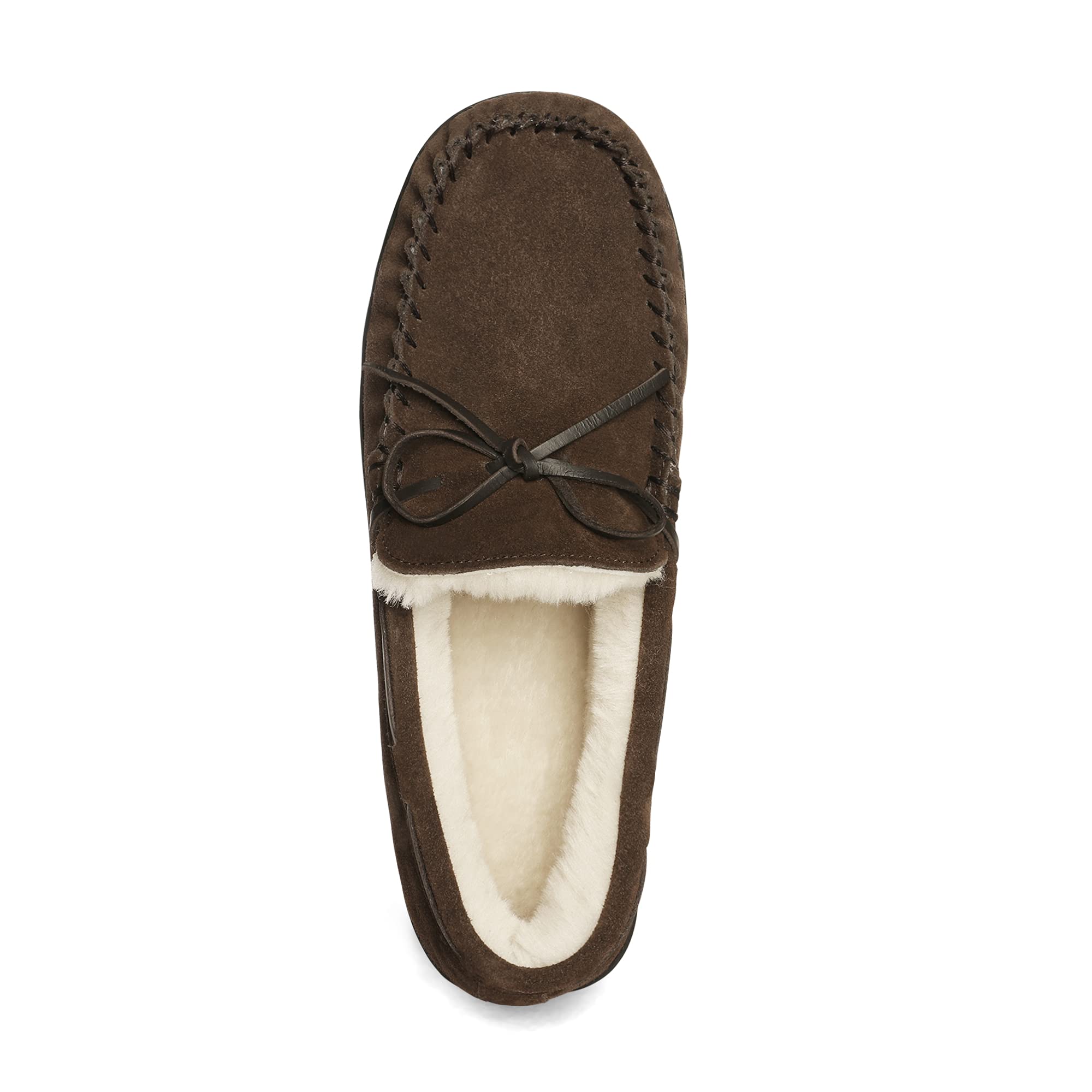 DREAM PAIRS Men's Moccasin Slippers - Fuzzy Plush House Shoes with Fleece Lining for Indoor & Outdoor Wear - Comfortable Loafers for Home, Office and Travel