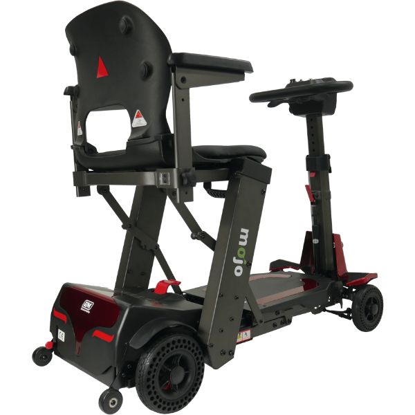 Mojo Manual Folding Scooter - Lightweight & Portable Mobility Aid for Adults & Seniors - Perfect for Travel, Shopping & Outdoor Activities