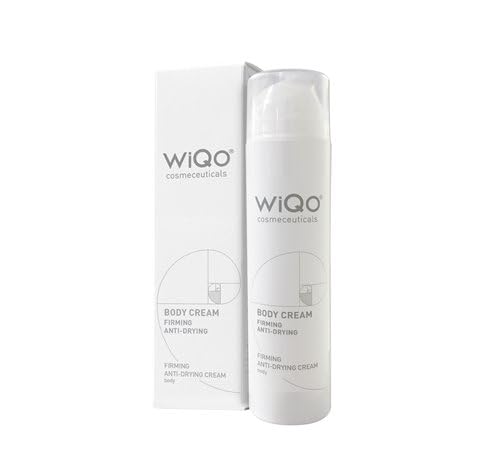 WiQo Professional Firming Body Cream - Anti-Aging & Hydrating Moisturizer (200ml) for Smooth, Youthful Skin | Expiry 06/2025 + Bonus Pure Retinol Eye Mask | Perfect for Daily Skincare Routine & Anti-Wrinkle Treatment