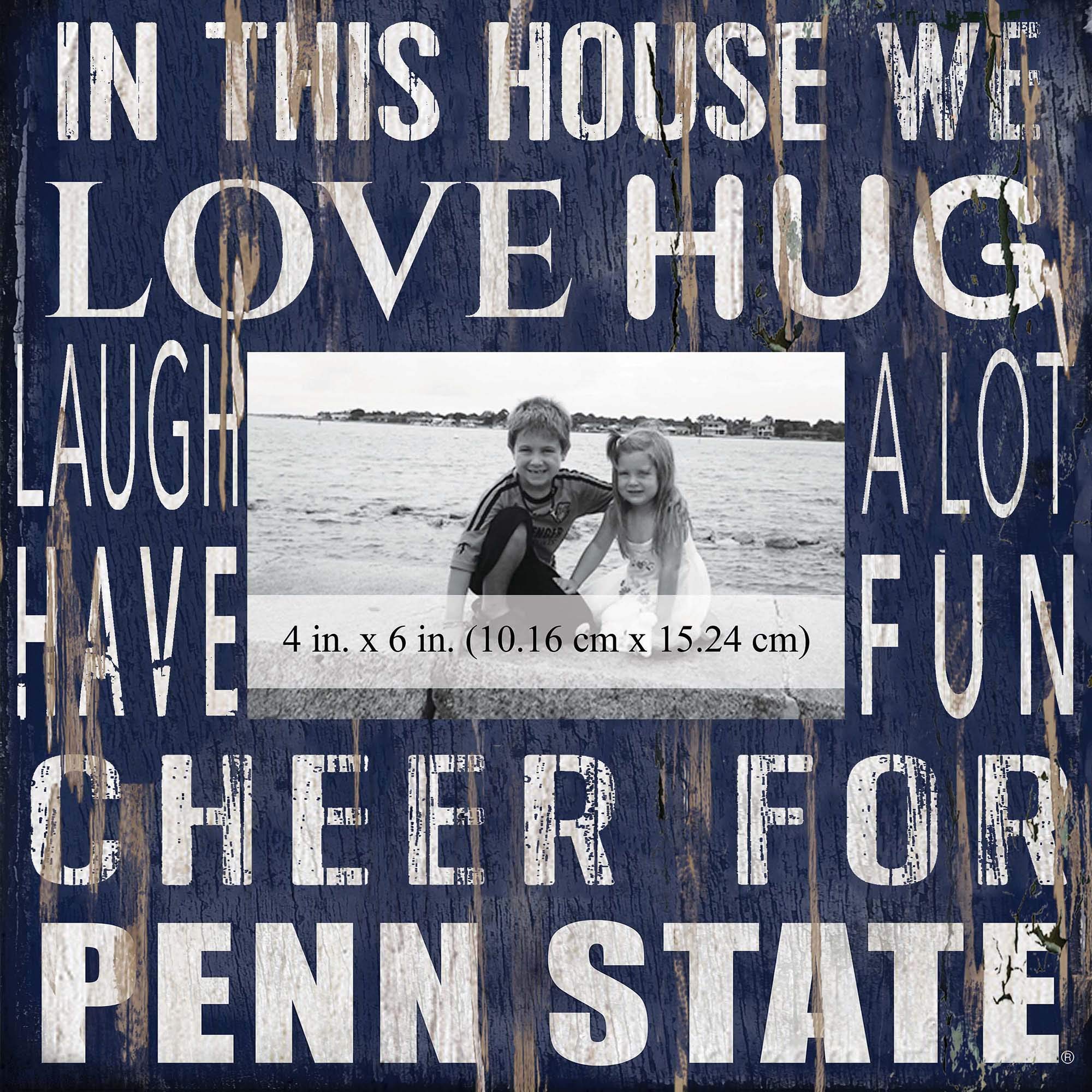 Penn University 10x10 State House Frame - Multicolor for Dorm Decor