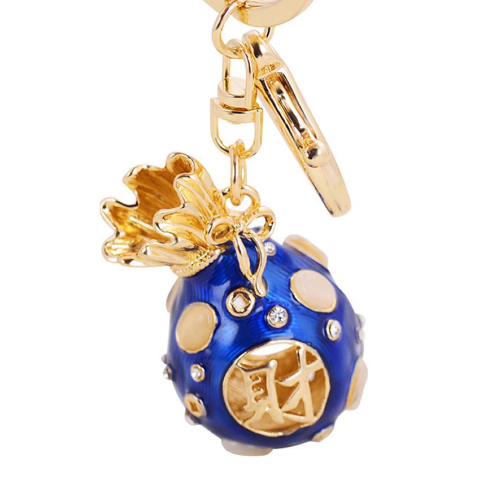 Stylish Unisex Rhinestone Blessing Bag Pendant Keychain - Elegant Key Holder & Hanging Bag Charm for Women & Men | Perfect for Car Keys, Purses, Gifts & Home Decor