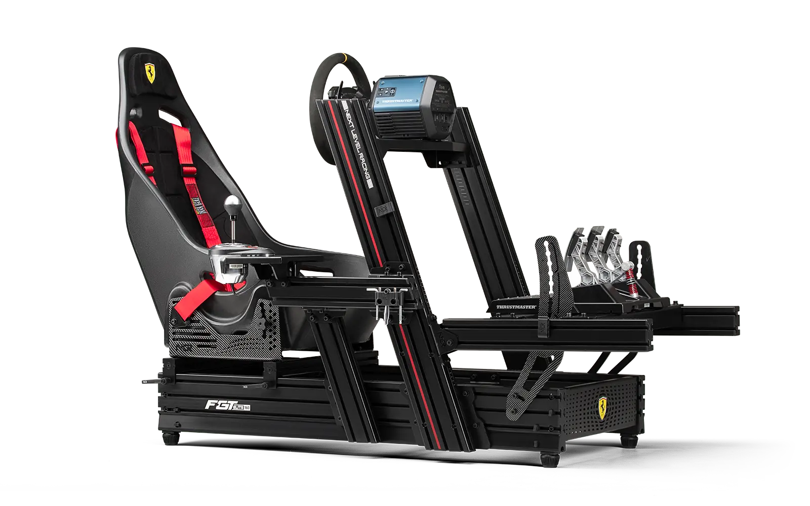 F GT Elite 160 Scuderia Ferrari Edition Racing Simulator Cockpit - Premium Gaming Chair for PC, PS5, Xbox Racing Games | Perfect for Home Racing Setups & Esports Tournaments
