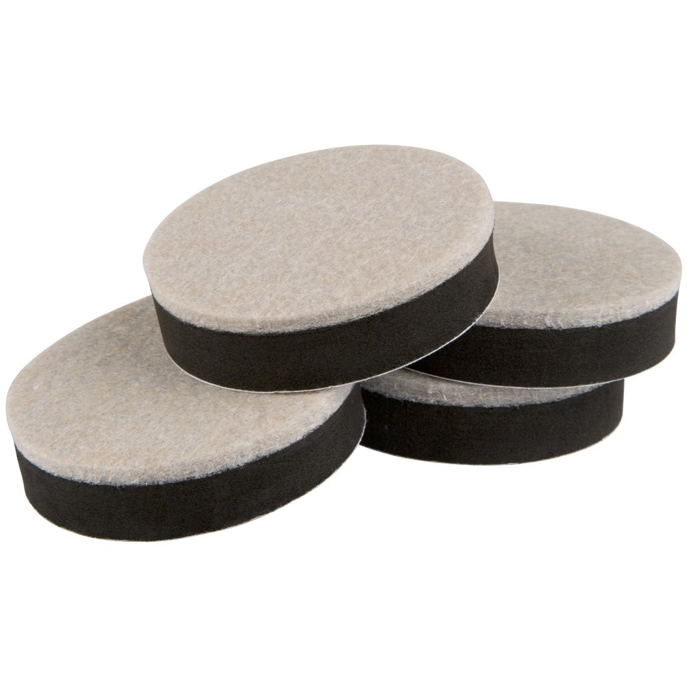 Super Sliders 4710495N Reusable Furniture Sliders for Hardwood Floors - Easy Glide for Small to Medium Items - 4 Pack Beige - Perfect for Moving Couches, Tables & Chairs Without Scratching Floors