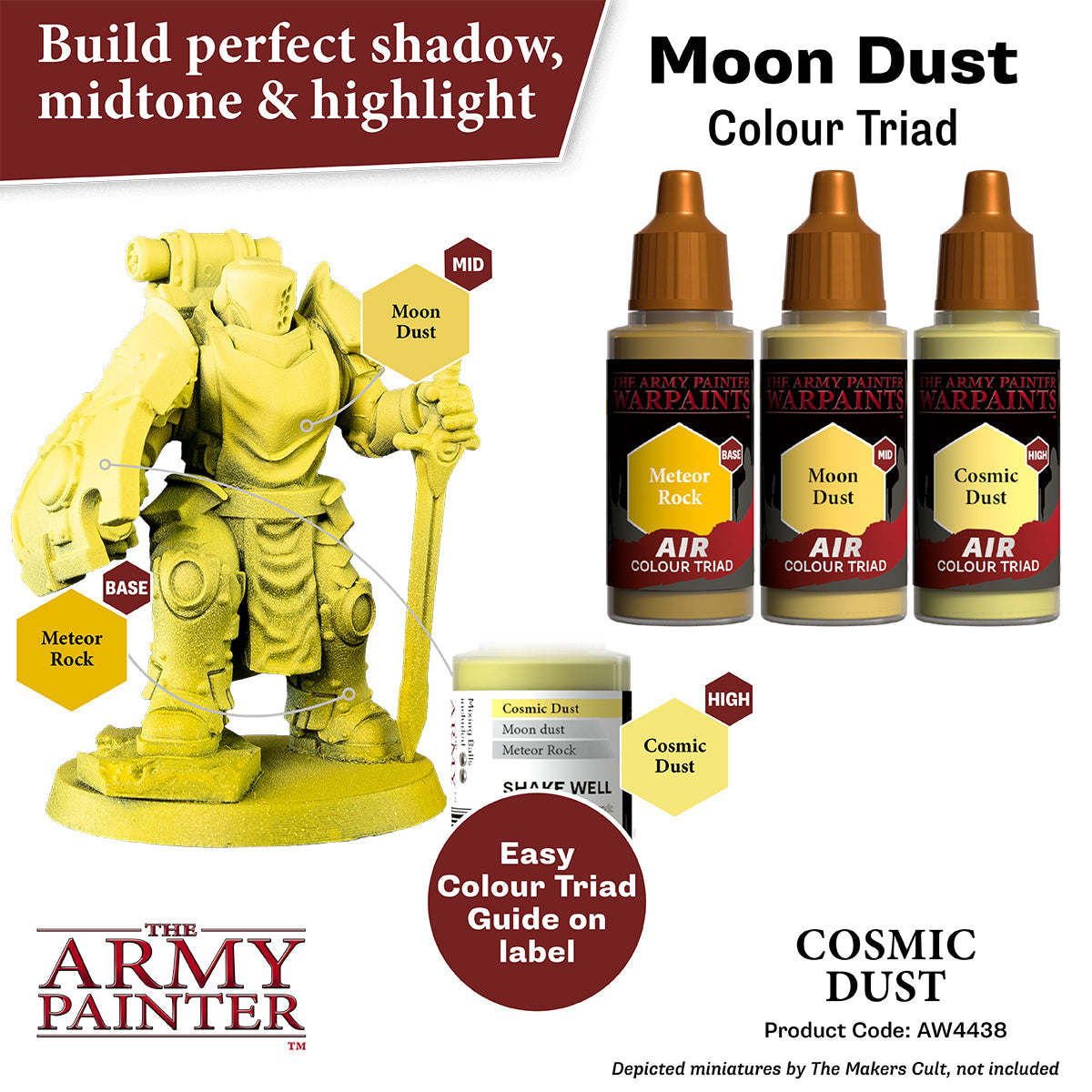 Warpaints Air: Cosmic Dust - Premium Cosmetic Pigment for Eyeshadow & Face Art | Perfect for Halloween, Cosplay & Festival Makeup
