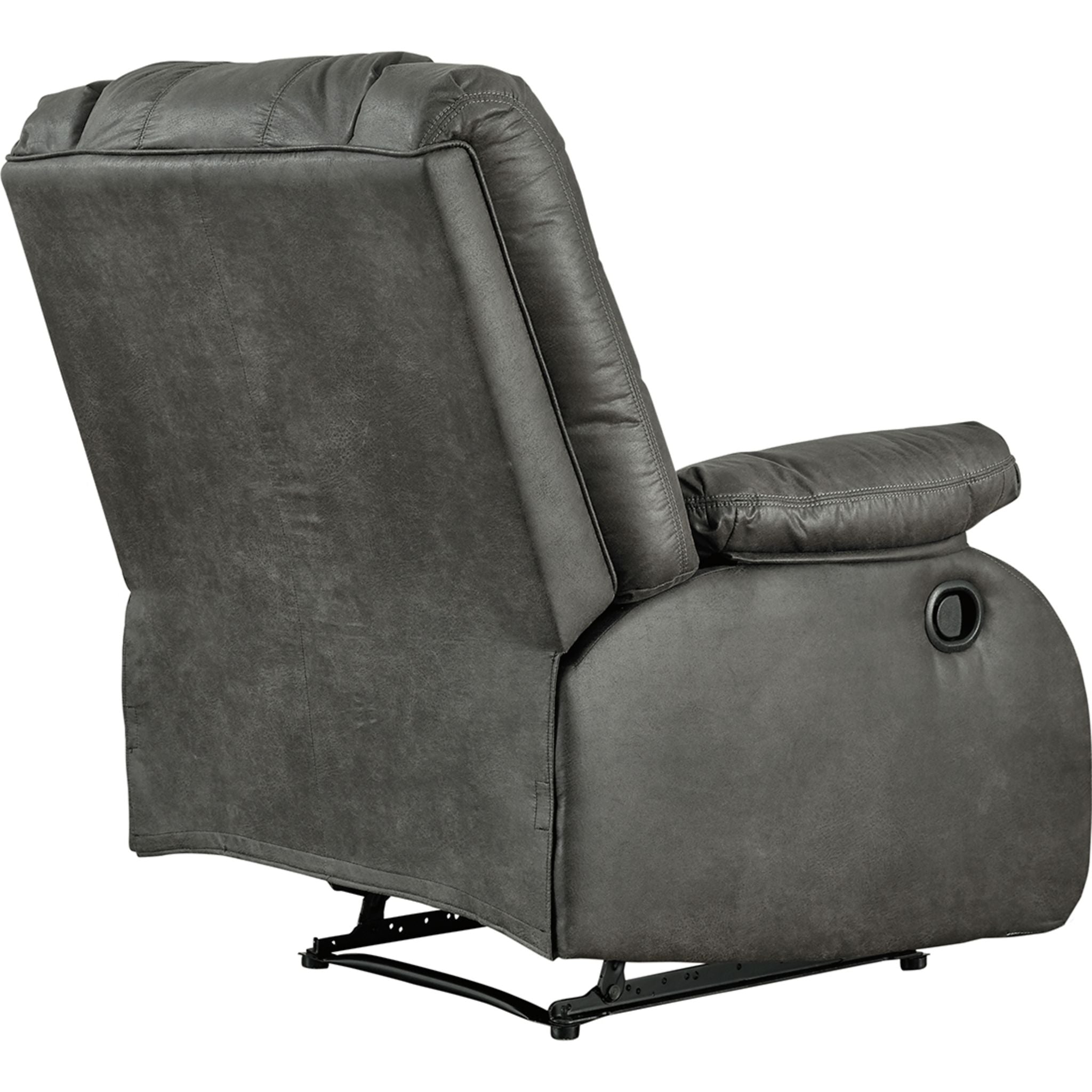 Bladewood Wall Hugger Recliner Chair - Space Saving Reclining Sofa for Small Living Rooms, Apartments & Home Theater - Comfortable Leather Lounge Chair with Adjustable Backrest