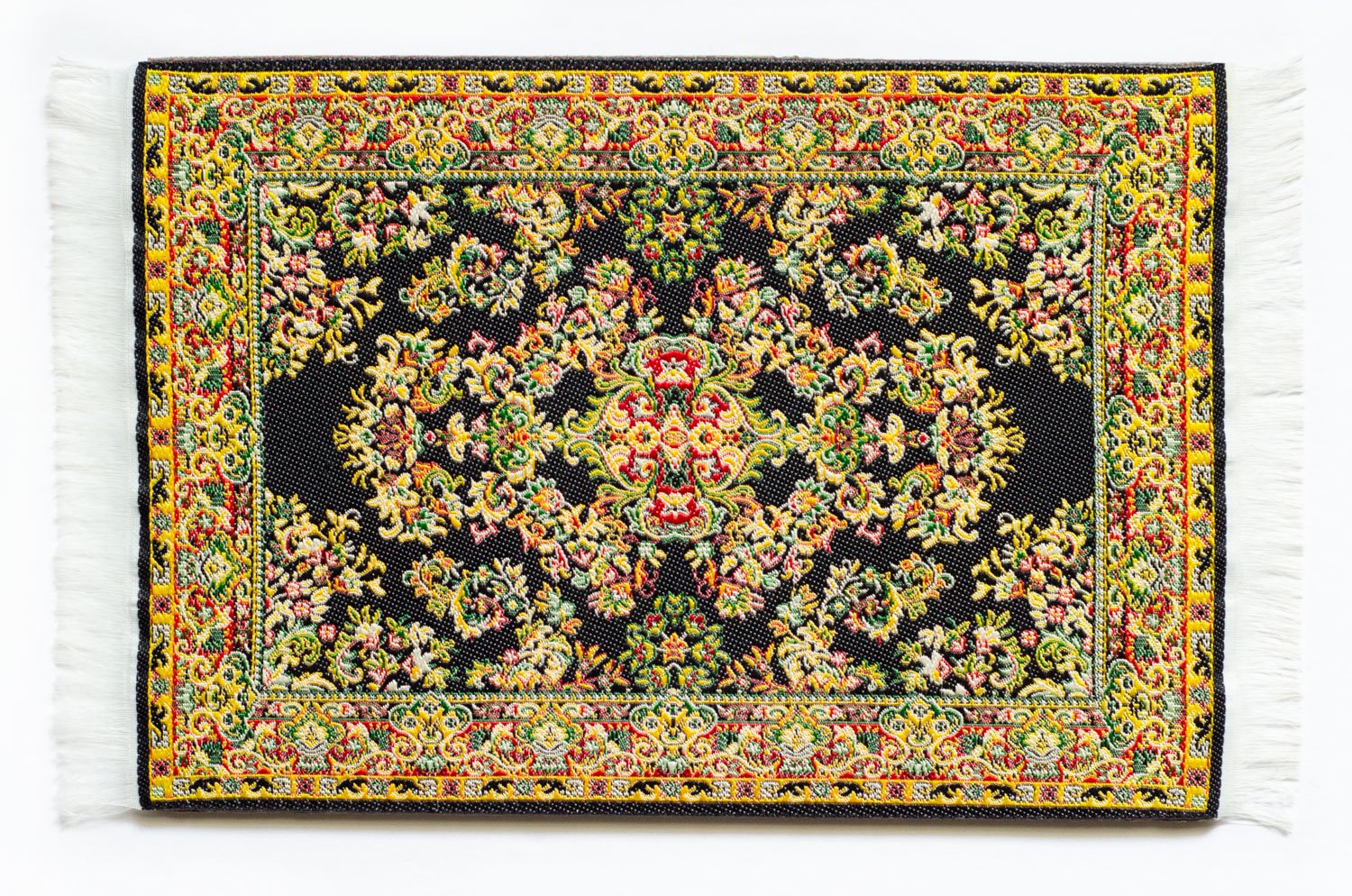 Premium Oriental Woven Fabric Mouse Pad - Non-Slip Ergonomic Desk Mat for Computer, Laptop & Gaming - Perfect for Office, Home & Gaming Setup