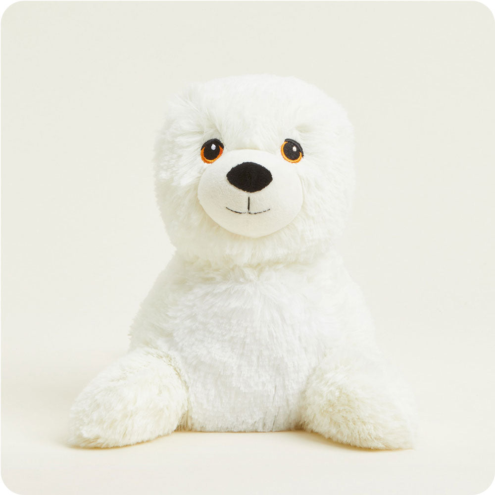 Warmies Baby Seal Plush Toy - Microwaveable Heating Pad for Kids & Adults - Perfect for Stress Relief, Anxiety, and Sleep Aid - Ideal for Home, Office, and Travel Use