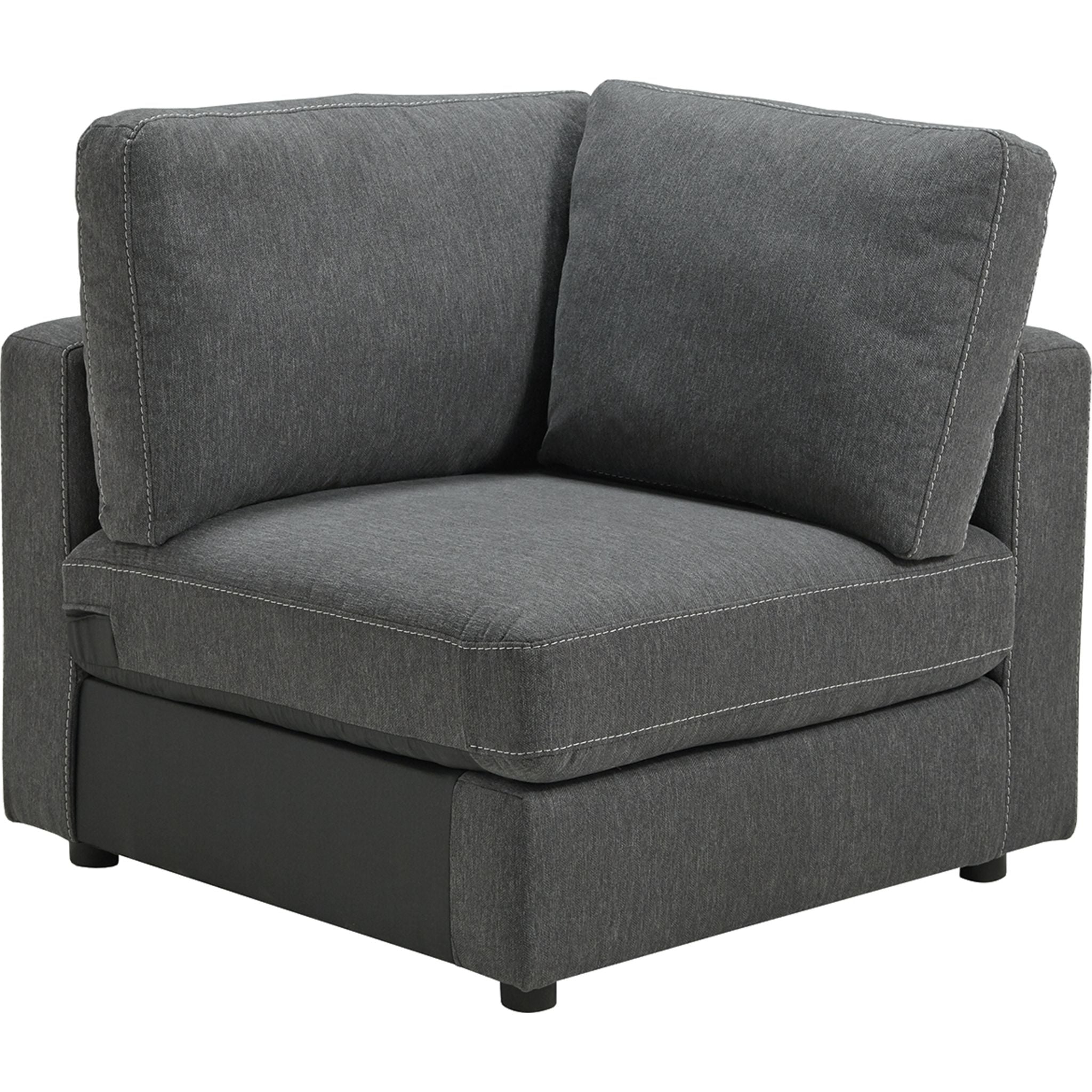Modern Candela 4-Piece Sectional Sofa Set with Reversible Chaise - Perfect for Living Room, Family Room & Home Theater Comfort
