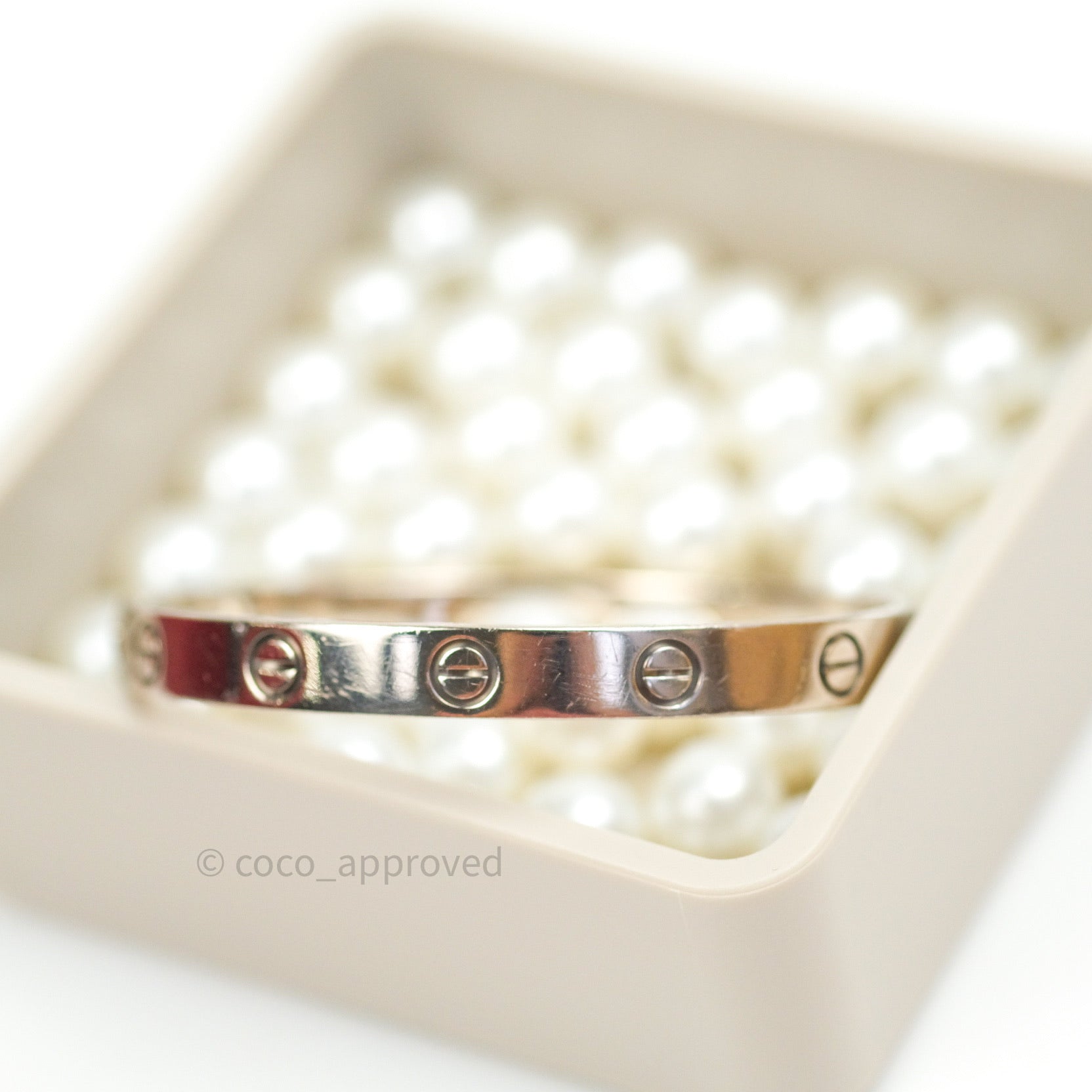 Cartier Love Bracelet 18K White Gold - Luxury Jewelry for Women, Timeless Wedding & Anniversary Gift, Perfect for Special Occasions & Everyday Elegance