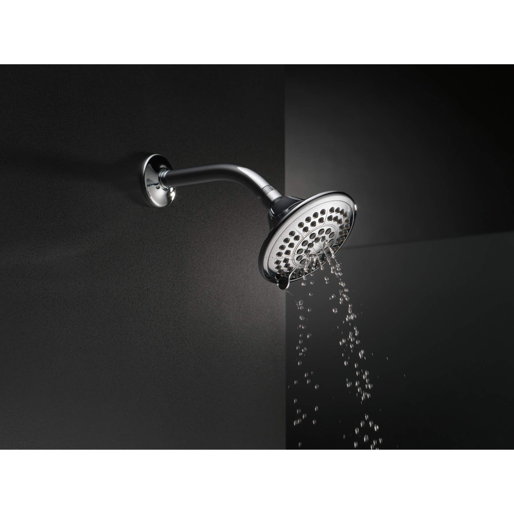 Delta RP78575RB 5-Setting Raincan Shower Head - Oil Rubbed Bronze, High Pressure Water Saving (1.75 GPM) for Luxurious Spa-Like Bathroom Experience