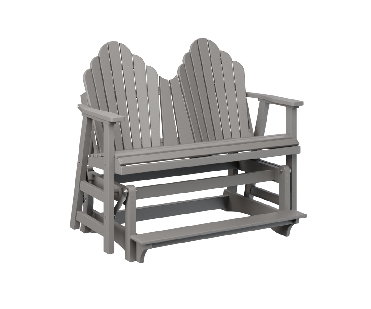 Berlin Gardens Cozi Back Double Counter Glider - Outdoor Patio Swing Bench with Canopy for Porch, Garden, and Backyard Relaxation