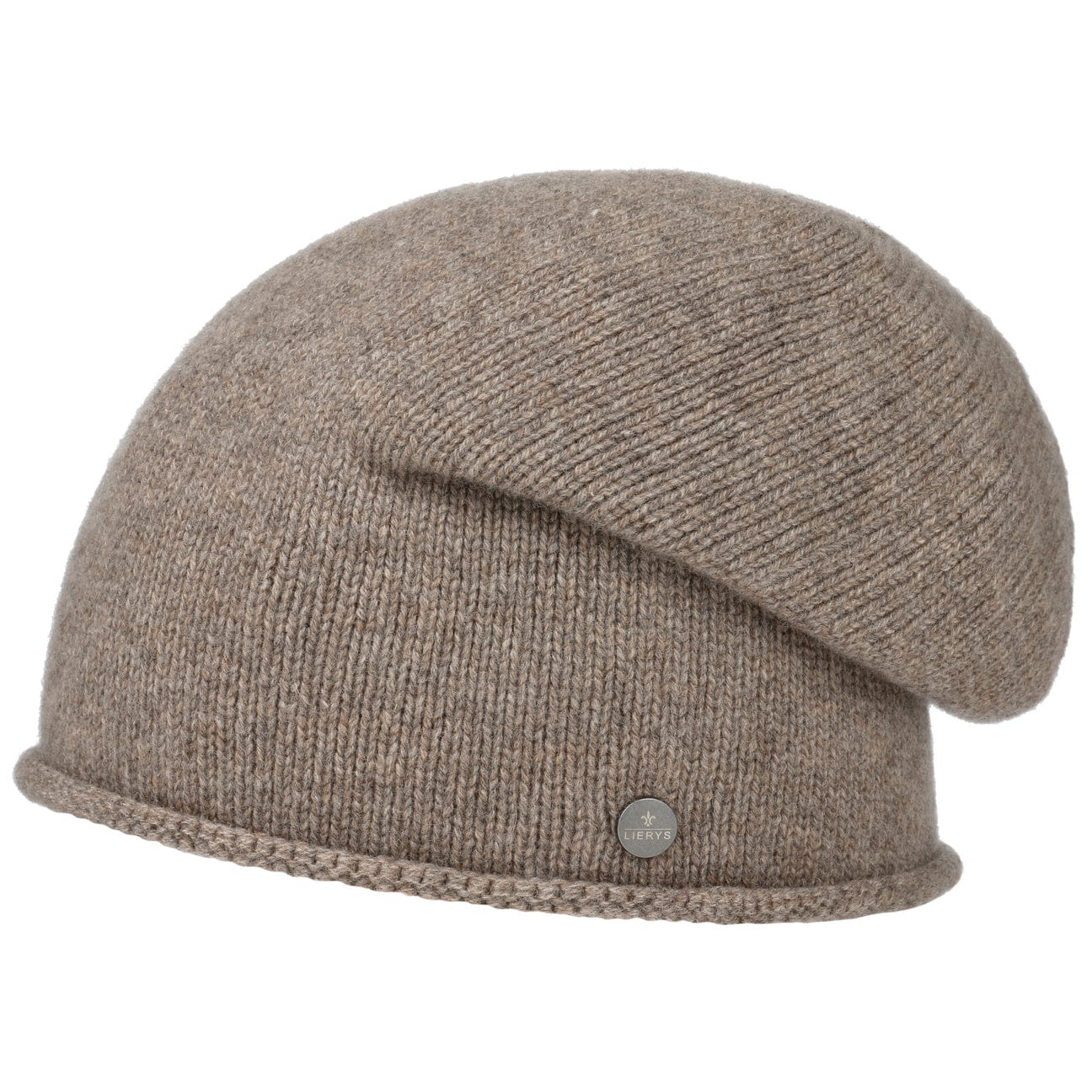 Lierys Soft Cashmere Beanie with Rolled Edge - Winter Warm Knit Hat for Women & Men - Perfect for Skiing, Hiking and Cold Weather Fashion