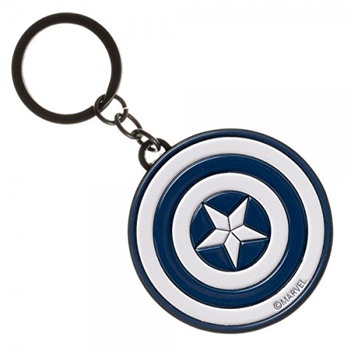 Captain America vs Iron Man Double Sided Keychain - Marvel Superhero Key Ring for Backpacks, Luggage & Gift Giving
