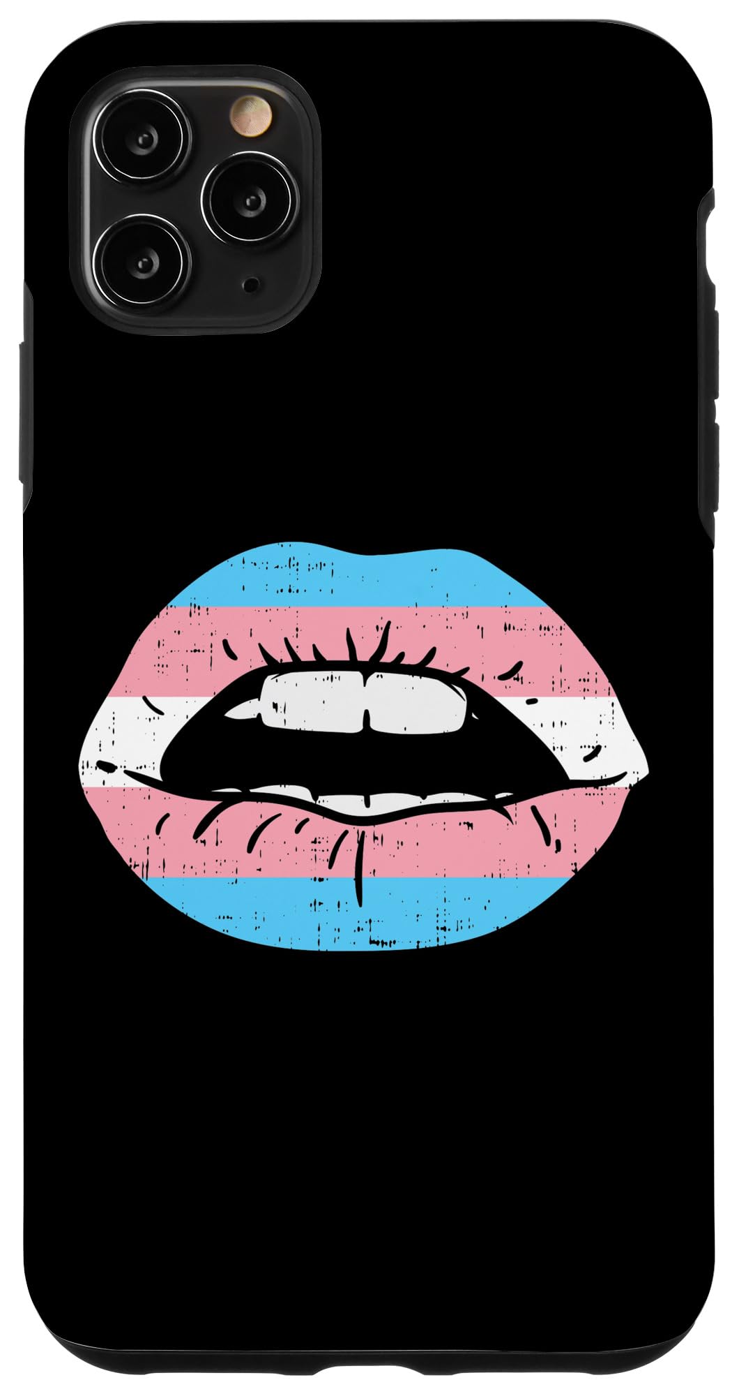 iPhone 11 Pro Max Case - LGBT Pride Transgender Flag Design - Durable Protective Phone Cover for iPhone 11 Pro Max - Perfect Gift for LGBTQ+ Community, Trans Allies & Pride Events
