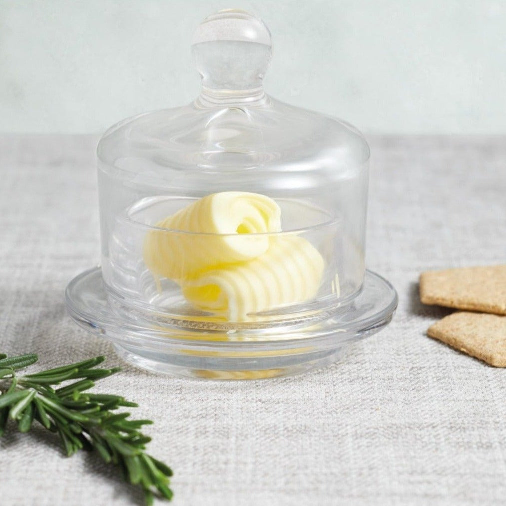Artesà Mini Glass Serving Cloche - Elegant Food Cover for Cakes, Desserts & Appetizers - Perfect for Parties, Weddings & Home Dining Display