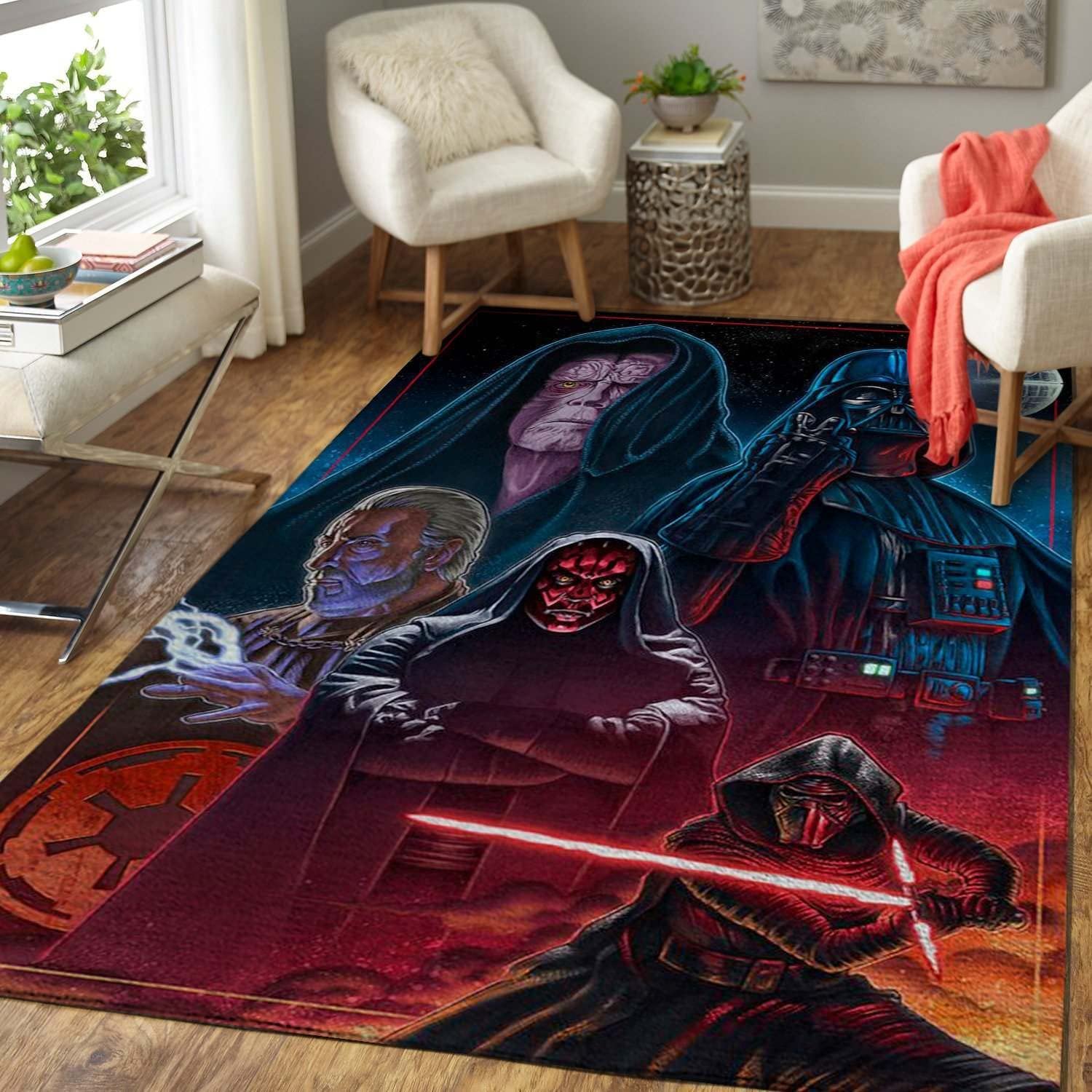 Soft Non-Slip Movie Characters Area Rug - 3x5, 4x6, 5x8, 5.2x9 ft - Perfect for Bedroom, Living Room & Home Decor - Great Gift for Movie Lovers & Boys - Ideal for Cozy Movie Nights & Themed Room Decor