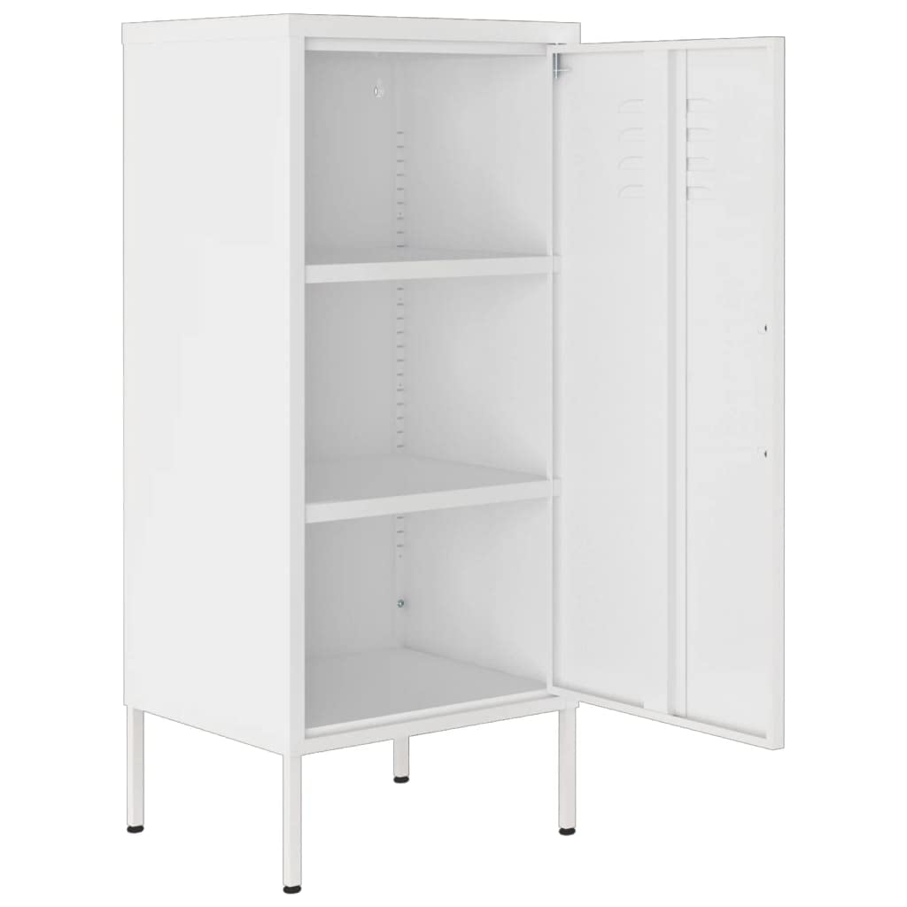 White Steel Storage Cabinet 16.7