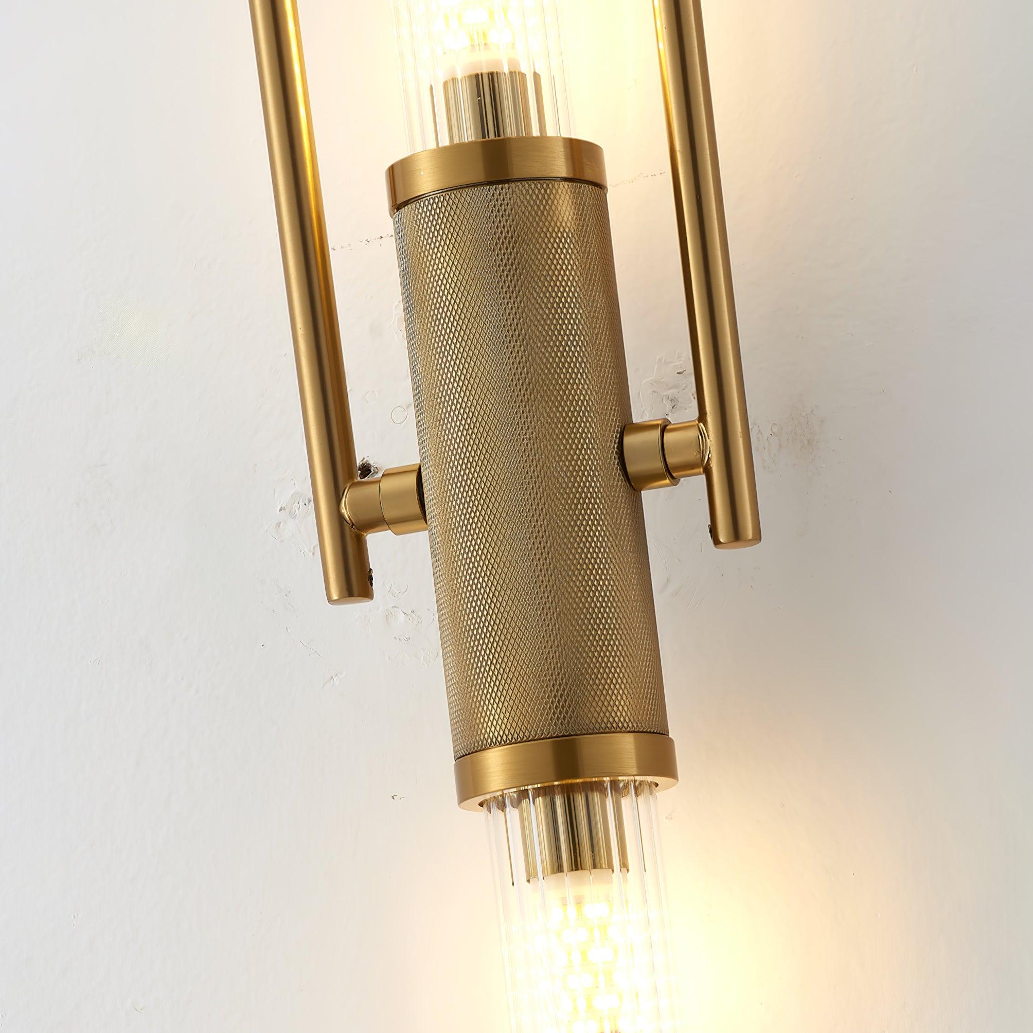 Modern Long Arc Glass Wall Lamp - Sleek Adjustable LED Sconce for Living Room, Bedroom, or Hallway Lighting