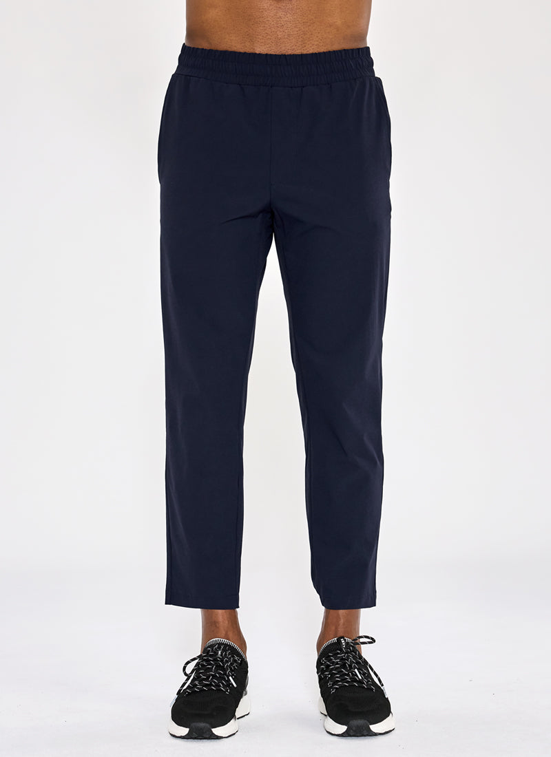 Men's Stretchable Comfortable Elastic Waist Pants - Soft Breathable Fabric for Casual Wear, Workout & Lounge - Size 9.0