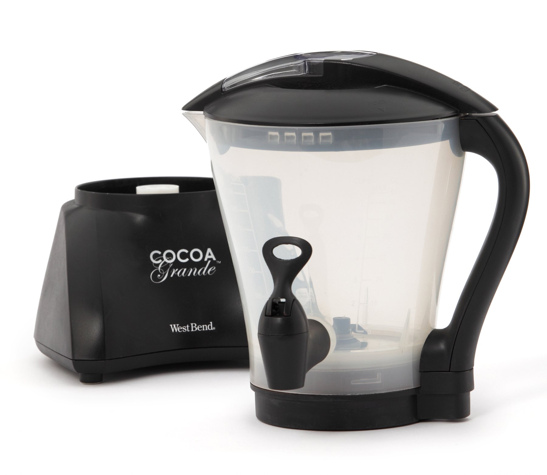 West Bend CL400BG Cocoa Grande 60-Ounce Drink Maker with Removable Container - Perfect for Hot Chocolate, Coffee & Smoothies at Home or Office