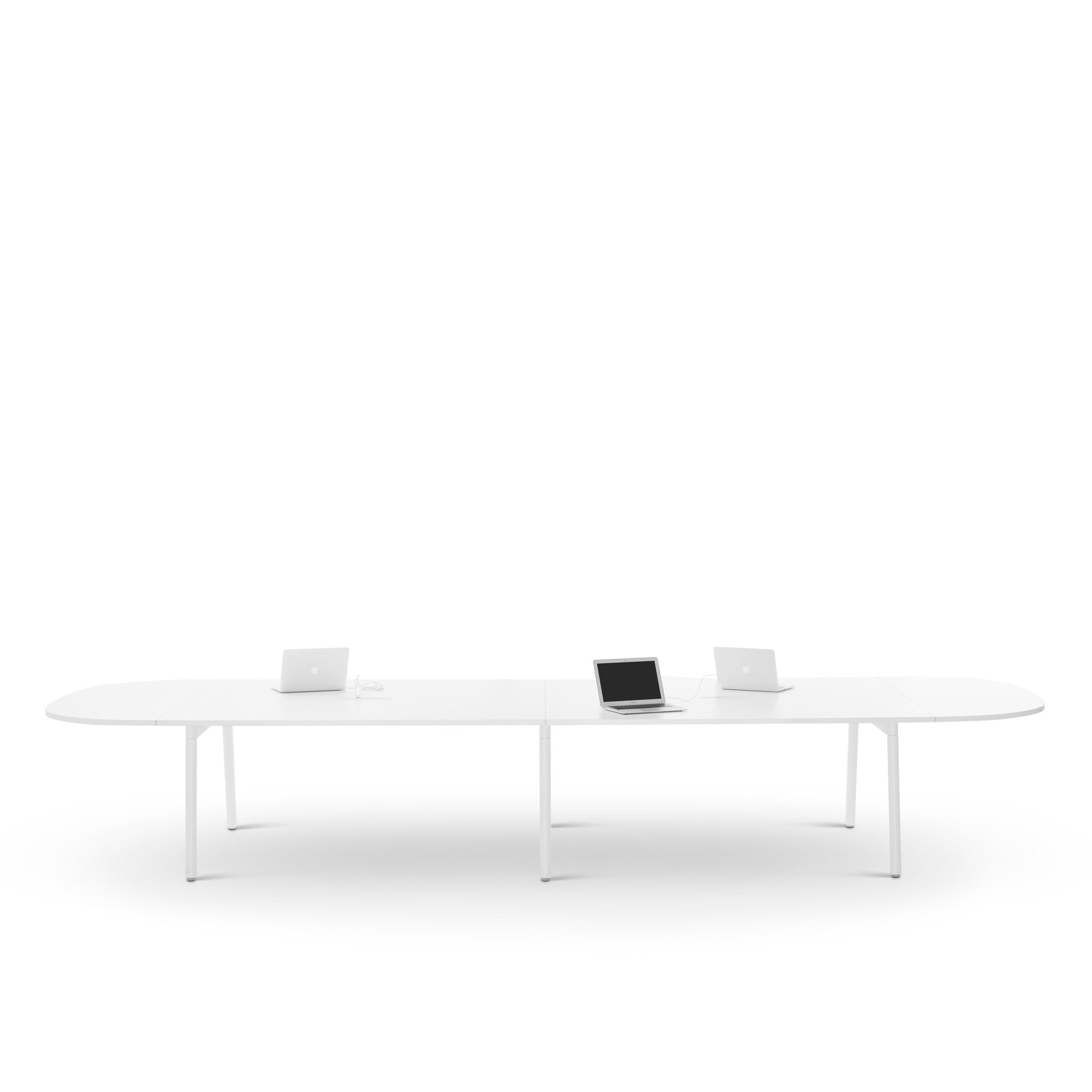 Series A Scale Racetrack Conference Table - Modern Office Meeting Table for Boardrooms & Executive Offices - Perfect for Corporate Meetings, Team Collaboration & Professional Workspaces