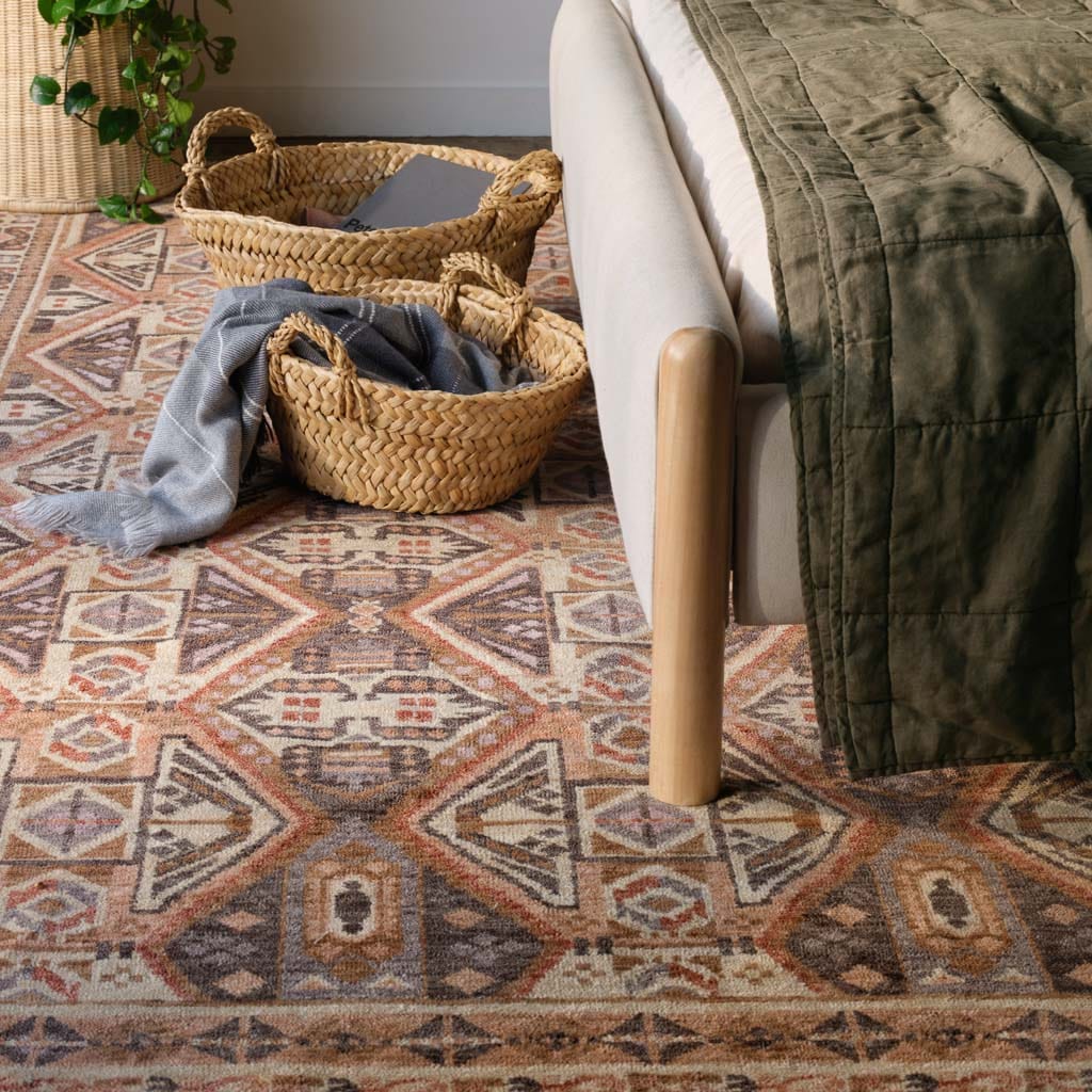 Handmade Danvi Hand Knotted Wool Area Rug - Non-Slip Traditional Persian Design for Living Room, Bedroom & Dining Room Decor