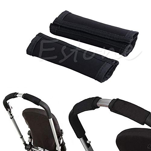 Evenflo Stroller & Car Seat Handlebar Cover Grips - Replacement Parts & Accessories for Baby, Toddler & Child Safety - Perfect for Daily Walks, Shopping & Travel
