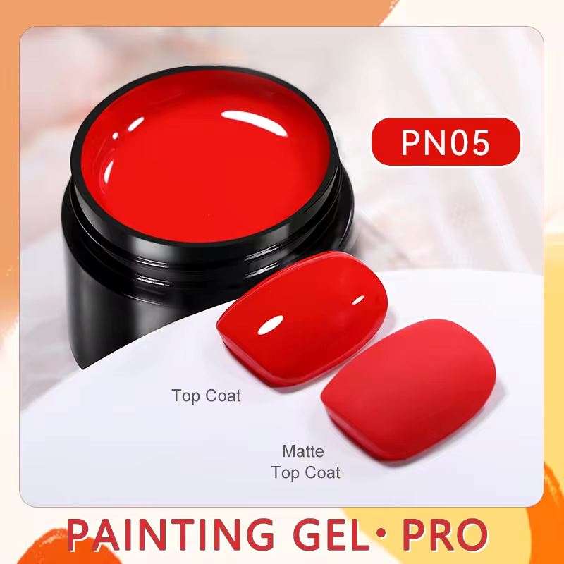 Professional Painting Gel for Nail Art - High Gloss, Long-Lasting Nail Polish Gel for Salon & DIY Manicures - Perfect for Home, Parties, and Special Occasions